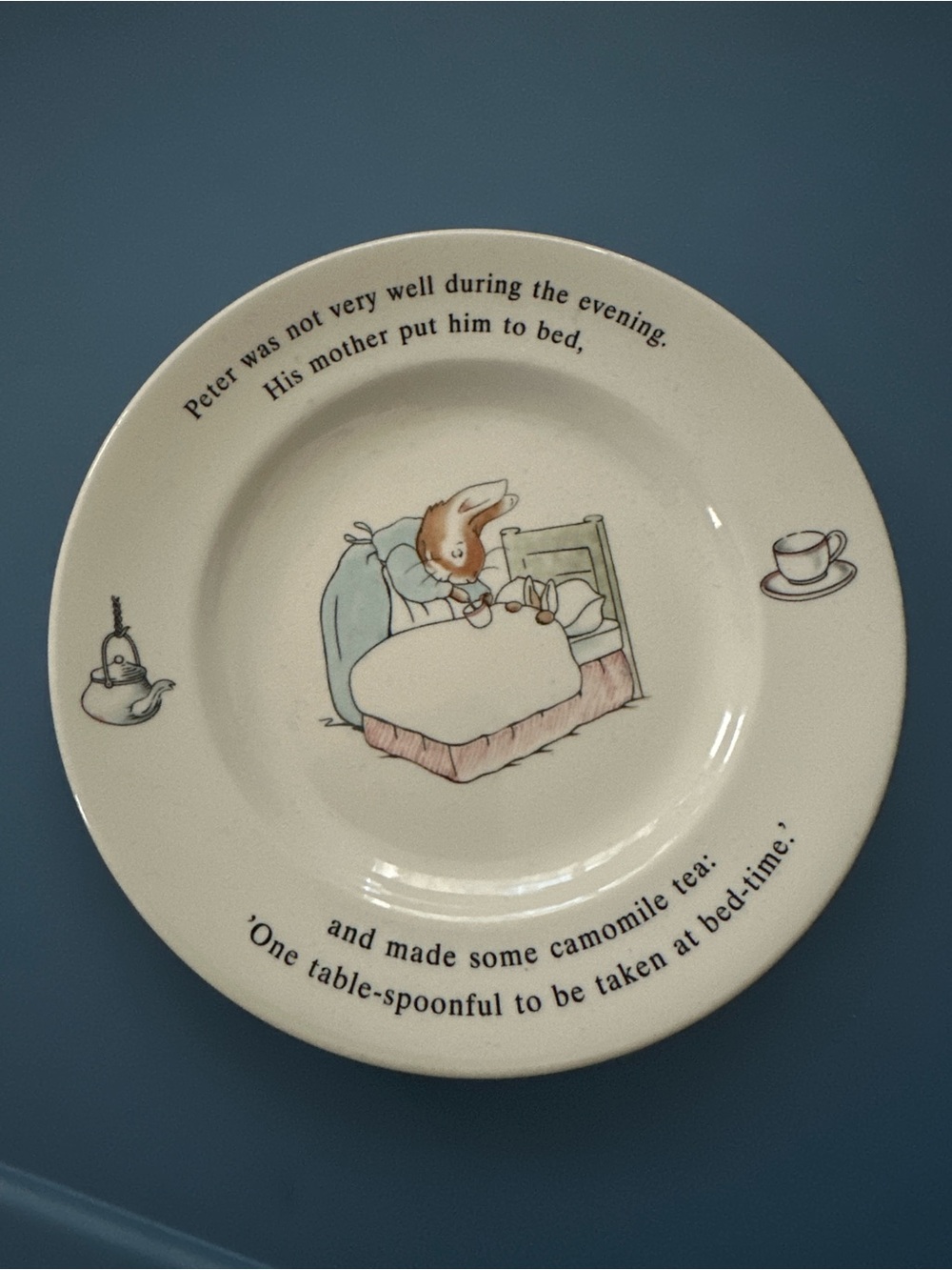 7” Wedgwood Plate- Peter Rabbit - Beatrix Potter